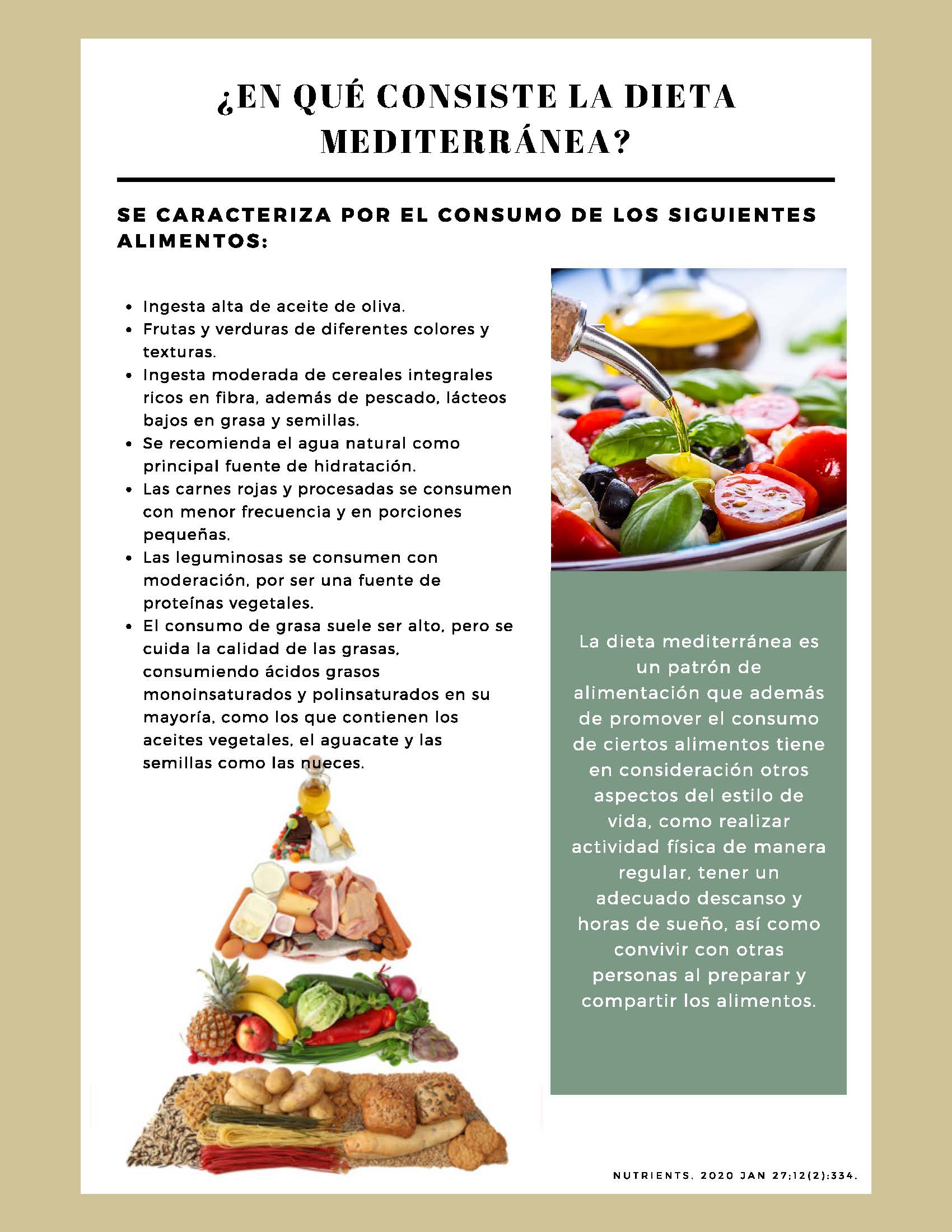 En qué consiste la dieta mediterránea? – Alimentación y Salud