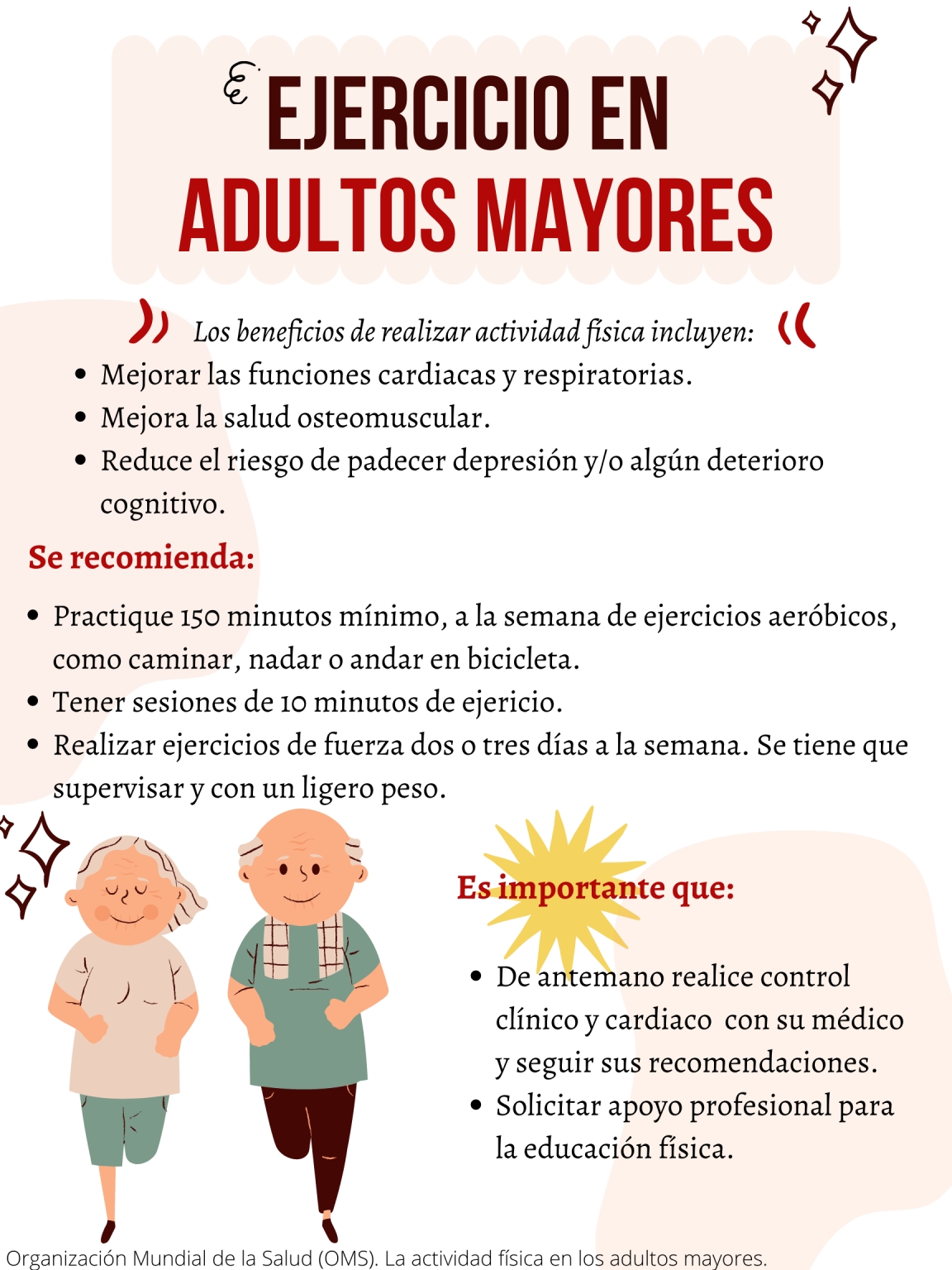 Actividad Física En Adultos Mayores Alimentación Y Salud 