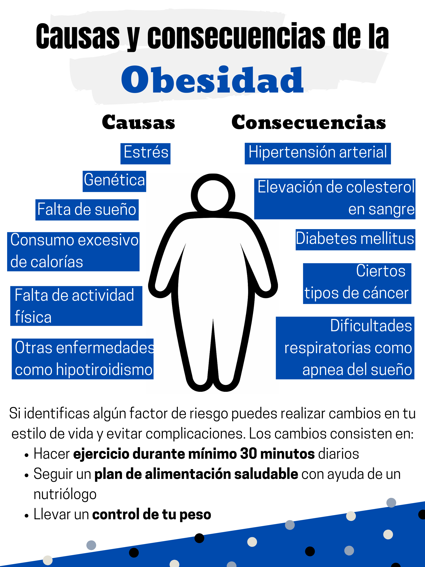 Causas Y Consecuencias De La Obesidad Alimentación Y Salud
